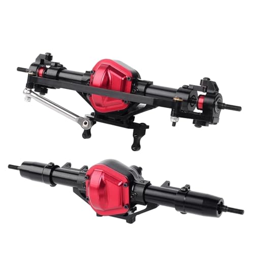 MKIUYVD RC-Achsen-Komplettset Für Axial Für SCX10 1:10 RC Crawler Auto Upgrade Teile RC Auto Vorder-/Hinterachse RC Auto Vorne Hinterachse Set Zubehör(1Set) von MKIUYVD