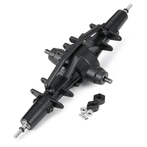 MKIUYVD RC-Achsen-Komplettset Für Axial Für SCX10 90021 90027 90028 6X6 1/10 RC Crawler Auto Upgrade Teile Zubehör Metall Vorne Mitte Hinterachse(Middle Axle) von MKIUYVD