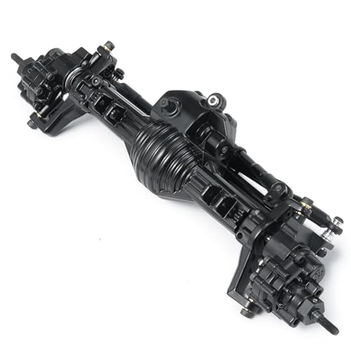 MKIUYVD RC-Achsen-Komplettset Für Axial Für SCX10 90028 RC Auto Metall Vorder- Und Hinterachse 1/10 RC Crawler Auto Upgrade Teile Zubehör(Front Axle) von MKIUYVD