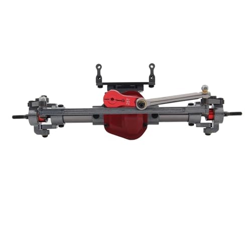 MKIUYVD RC-Achsen-Komplettset Für Axial Für SCX10 Achse CNC Metall RC Auto Vorder-Hinterachse Mit Adapter Servo Arm Für 1/10 RC Crawler Auto Upgrade Teile(Front Axial) von MKIUYVD