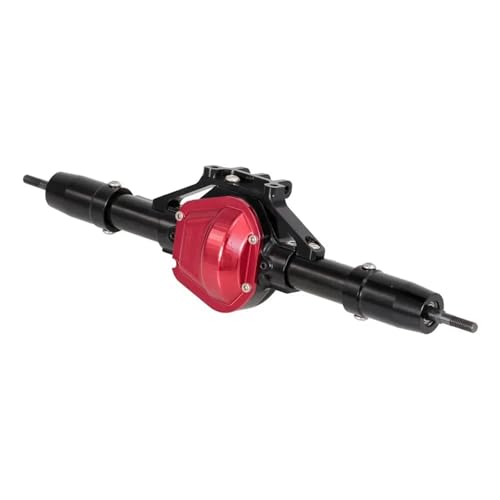 MKIUYVD RC-Achsen-Komplettset Für Axial Für SCX10 CNC-Aluminiumlegierung RC-Auto Vorder-/Hinterachse 1:10 RC-Crawler-Auto-Upgrade-Teile RC-Auto-Upgrade-Zubehör(Rear Axle) von MKIUYVD