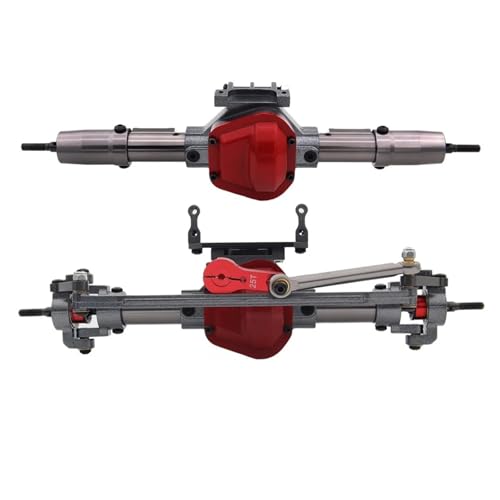 MKIUYVD RC-Achsen-Komplettset Für Axial Für SCX10 Für D90 Metall CNC Vorder- Und Hinterachse Mit Servohalterung Für 1/10 RC Rock Crawler Auto MKIUYVD RC-Achsen-Komplettset Für Axial Für SCX10 Für D90 Metall CNC Vorder- Und Hinterachse Mit Servohalterung Für 1/10 RC Rock Crawler Auto von MKIUYVD
