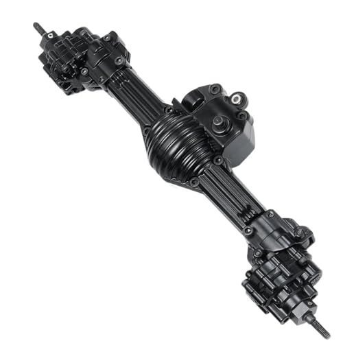 MKIUYVD RC-Achsen-Komplettset Für Axial Für SCX10 II 90028 1:10 RC Crawler Auto Upgrade Teile RC Auto Vorne Hinten Gerade Achse RC Auto Modifiziertes Zubehör(Rear Axle) von MKIUYVD