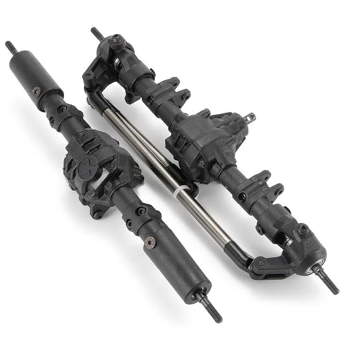 MKIUYVD RC-Achsen-Komplettset Für Axial Für SCX10 II 90046 90047 90027 90028 1/10 RC Crawler Car Upgrade Teile Vorne/hinten Gerade Komplette Achse(1Set) von MKIUYVD