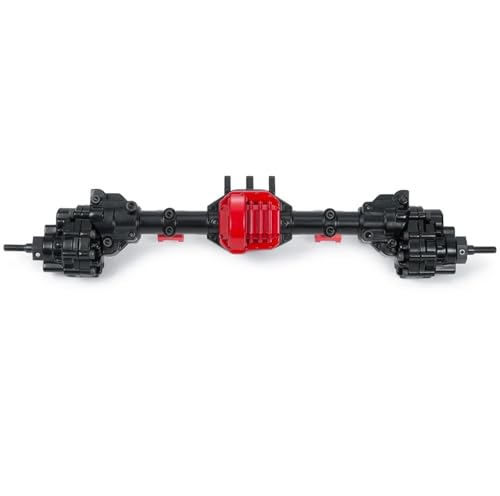 MKIUYVD RC-Achsen-Komplettset Für Axial Für SCX10 II 90046 90047 90059 90060 1/10 RC Rock Crawler Auto Achse Upgrade Zubehör Metall Vordere Hinterachse(Rear Axle) von MKIUYVD