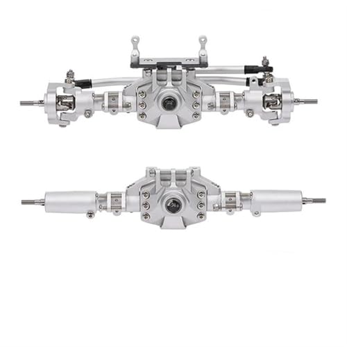 MKIUYVD RC-Achsen-Komplettset Für Axial Für SCX10 II 90046 Pour D90 RGT 86100 Für Redcat GEN8 CNC Vorder- Und Hinterachse Für 1/10 RC Crawler Car von MKIUYVD