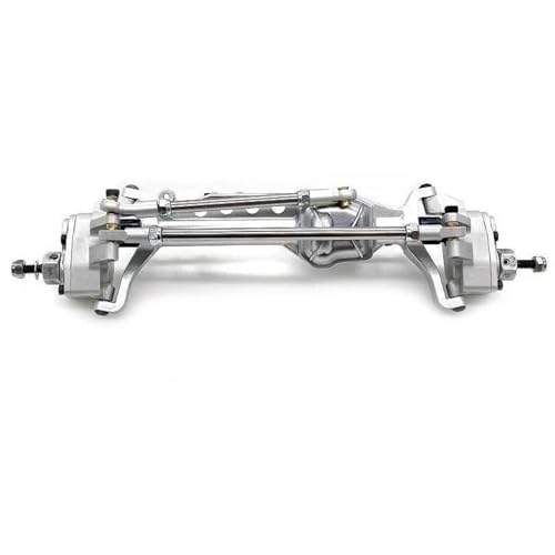 MKIUYVD RC-Achsen-Komplettset Für Axial Für SCX10 III Für AXI03007 1/10 RC Crawler Car CNC-gefräste Aluminiumlegierung Vorne Und Hinten Portalachse Upgrades Teile(Silver,Front Axle) von MKIUYVD