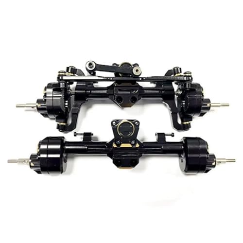 MKIUYVD RC-Achsen-Komplettset Für Axial Für SCX24 1/24 RC-Autoteil, RC-Car-Vorder-Hinterachse-Set, Teile, Spezialmaterial, RC-Car-Achsen, Upgrade-Zubehör von MKIUYVD