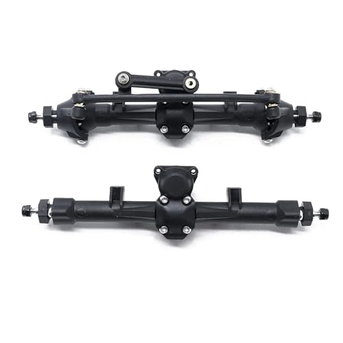 MKIUYVD RC-Achsen-Komplettset Für Axial Für SCX24 1/24 RC Crawler Car Upgrades Teile Ersatzzubehör Metall Kunststoff Vorder- Und Hinterachse Set von MKIUYVD