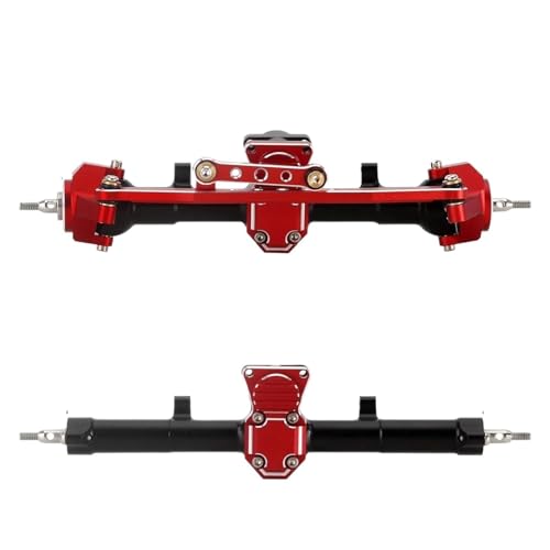 MKIUYVD RC-Achsen-Komplettset Für Axial Für SCX24 C10 Für JLU Für Gladiator Für CNC-Aluminium-Vorder-Hinterachsen 4 Mm Erweitertes Set Für 1/24 RC Crawler Upgrade-Teile(1Set) von MKIUYVD