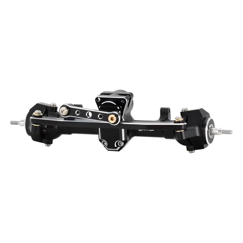 MKIUYVD RC-Achsen-Komplettset Für Axial Für SCX24 Für Deadbolt Für JLU Für Gladiator RC Vorder- Und Hinterachse Aus Aluminium Und Stahl Für 1/24 RC Crawler Upgrade-Teile(Front Axle) von MKIUYVD