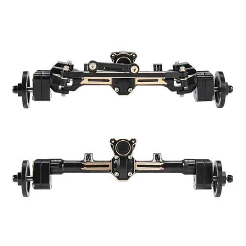 MKIUYVD RC-Achsen-Komplettset Für Axial Für SCX24 Für Gladiator Metallportalachse Mit Radgewichten Lenkverbindung 1/24 rc Cars Crawler von MKIUYVD
