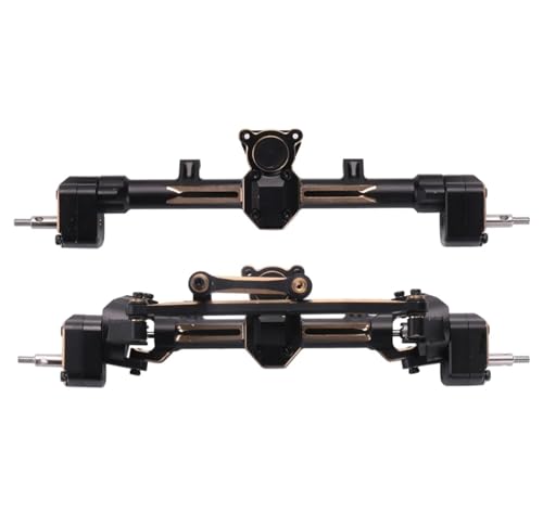 MKIUYVD RC-Achsen-Komplettset Für Axial Für SCX24 Für JLU Für Gladiator C10 Metall-Vorder- Und Hinterportalachsensatz Für 1/24 RC Crawler Car Für Deadbolt-Teile von MKIUYVD