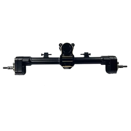 MKIUYVD RC-Achsen-Komplettset Für Axial Für Scx24 1/24 RC-Autoteil, Upgrade Aus Aluminiumlegierung, Verbessert Hinterachse, RC-Auto-Upgrade-Teile, Upgrade-Zubehör(Black) von MKIUYVD