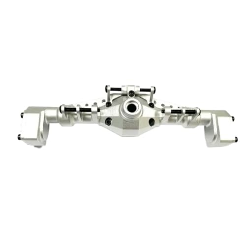 MKIUYVD RC-Achsen-Komplettset Für Axial Für UTB18 1/18 RC Auto Hinterteil Achsgehäuse Aluminiumlegierung CNC Hinterachsgehäuse RC Auto Upgrade-Zubehör(Silver) von MKIUYVD