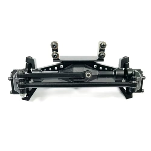 MKIUYVD RC-Achsen-Komplettset Für Axial Für UTB18 1/18 RC-Autoteil, RC-Auto, Aluminiumlegierung, CNC-Vorderachse, RC-Upgrade-Teil, RC-Vorderachse-Upgrade-Zubehör(Black) von MKIUYVD