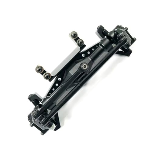 MKIUYVD RC-Achsen-Komplettset Für Axial Für UTB18 1/18 RC Autoteil RC Autozubehör Aluminiumlegierung Vorderachsgehäuse RC Auto Modifizierte Upgrade-Teile(Black) von MKIUYVD