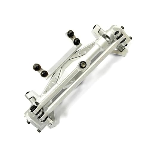 MKIUYVD RC-Achsen-Komplettset Für Axial Für UTB18 1/18 RC Autoteil RC Autozubehör Aluminiumlegierung Vorderachsgehäuse RC Auto Modifizierte Upgrade-Teile(Silver) von MKIUYVD