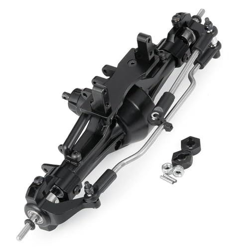 MKIUYVD RC-Achsen-Komplettset Für Axial SCX10 AX90021 RC Achse Metall Vorder-/Mittel-/Hinterachse 1/10 RC Crawler Auto LKW Modell RC Auto Upgrade Zubehör(Front Axle) von MKIUYVD