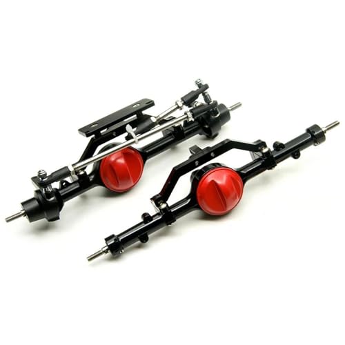 MKIUYVD RC-Achsen-Komplettset Für Axial SCX10 D90 D110 1/10 RC Crawler Car Upgrade Teile Zubehör Komplette Vorder- Und Hinterachsen Aus Aluminiumlegierung(1Set) von MKIUYVD