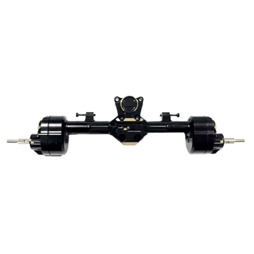 MKIUYVD RC-Achsen-Komplettset Für Axial SCX24 1/24 RC-Autoteil RC-Autozubehör Ersatzteile RC-Upgrade-Teil Messing-Upgrade Verbessert Die Hinterachse(Black) von MKIUYVD