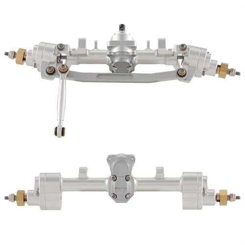 MKIUYVD RC-Achsen-Komplettset Für Axial SCX24 Für Gladiator Für JLU 1/24 RC Crawler Auto Metall Vorne Und Hinten Portalachsensatz RC Autozubehör von MKIUYVD