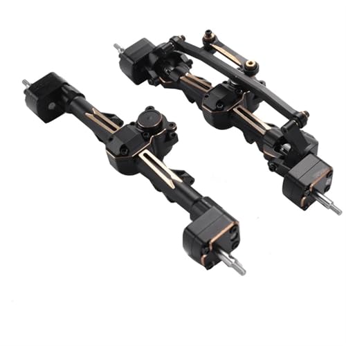 MKIUYVD RC-Achsen-Komplettset Für Axial SCX24 Für JLU Für Gladiator C10 1/24 RC Crawler Car Metall Vorder- Und Hinterportalachsensatz rc Cars Upgrade-Teile von MKIUYVD