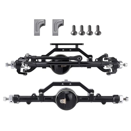 MKIUYVD RC-Achsen-Komplettset Für D110 Für Gelande II TF2 Für Yota II 1/10 RC Crawler Achse CNC Metall Vorder- Und Hinterachse RC Auto Upgrade Teile von MKIUYVD