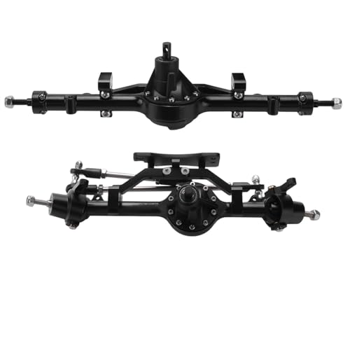 MKIUYVD RC-Achsen-Komplettset Für D90 D110 Für Gelande II TF2 Für Yota Achse Upgrade Teile CNC Aluminium Legierung Vorder- Und Hinterachse Für 1/10 RC Crawler(1Set) von MKIUYVD