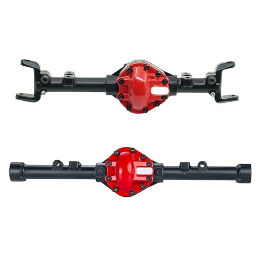 MKIUYVD RC-Achsen-Komplettset Für D90 II Kompletten Aluminiumlegierungs-Vorder- Und Hinterachsgehäuse 1/10 RC Rock Crawler Automodell-Upgrade-Zubehörteilen(1Set) von MKIUYVD