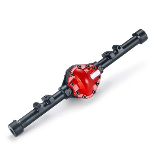 MKIUYVD RC-Achsen-Komplettset Für D90 II RC Auto Aluminiumlegierung Vorder- und Hinterachsgehäuse 1/10 RC Rock Crawler Automodell Upgrade Zubehörteile(Rear Axle) von MKIUYVD