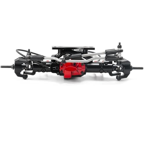 MKIUYVD RC-Achsen-Komplettset Für D90 RC Rock Crawler Automodell-Zubehörteilen Im Maßstab 1:10, Vorder-/Hinterachse Aus Aluminiumlegierung Mit Differenzialsperre(Front Axle) von MKIUYVD