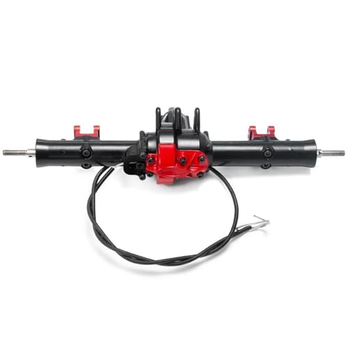 MKIUYVD RC-Achsen-Komplettset Für D90 RC Rock Crawler Automodell-Zubehörteilen Im Maßstab 1:10, Vorder-/Hinterachse Aus Aluminiumlegierung Mit Differenzialsperre(Rear Axle) von MKIUYVD