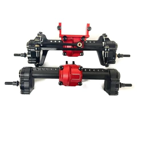 MKIUYVD RC-Achsen-Komplettset Für FMS Für FCX24 1/24 RC-Autoteil. Upgrade Aus Aluminiumlegierung Verbessert Die Hinterachse. Upgrade Verbessert Die Rc-Hinterachse. Rc-Hinterachse(Black) von MKIUYVD