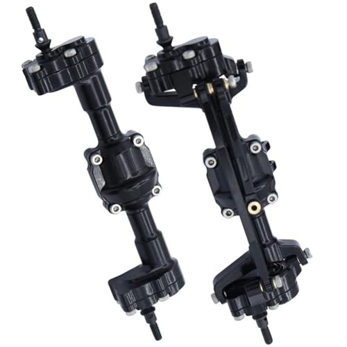 MKIUYVD RC-Achsen-Komplettset Für FMS Für FCX24 Metall-Vorder- Und Hinterportalachse Mit Getriebe 1/24 RC-Auto-Upgrade-Teile RC-Auto-Upgrade-Zubehör von MKIUYVD