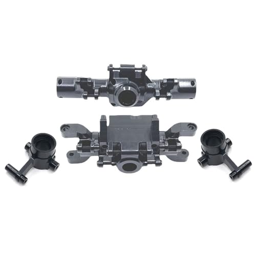 MKIUYVD RC-Achsen-Komplettset Für HB Für Spielzeug ZP1001 ZP1002 ZP1003 ZP1004 ZP1005 ZP1008 Metall Vorder- Und Hinterachse Gehäuse Set 1/10 RC Auto Upgrade Teile(Black) von MKIUYVD