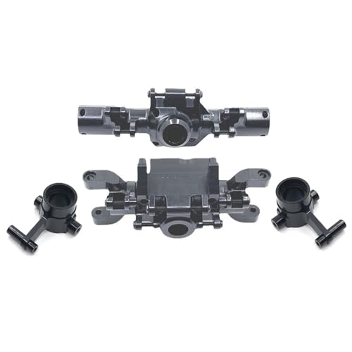 MKIUYVD RC-Achsen-Komplettset Für HB Für ZP1001 ZP1002 ZP1003 ZP1004 ZP1005 ZP1008 Metall Vorder- Und Hinterachse Gehäuse Set 1/10 RC Auto Upgrade Teile(Black) von MKIUYVD