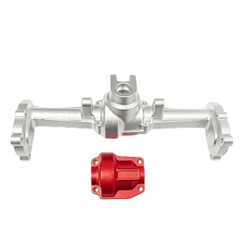 MKIUYVD RC-Achsen-Komplettset Für Hobbico Für Dromida 1/18 RC-Autoteil, RC-Autozubehör, Ersatzteile, Vorder- Und Hinterachsgehäuse Aus Aluminiumlegierung(Silver,Rear Axle Housing) von MKIUYVD