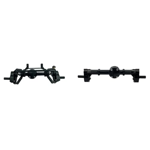 MKIUYVD RC-Achsen-Komplettset Für LDRC Für LD-P06 Für Unimog 1/12 RC LKW Auto Ersatzteile Zubehör RC Auto Vorne Hinterachse RC Auto Upgrade Zubehör von MKIUYVD