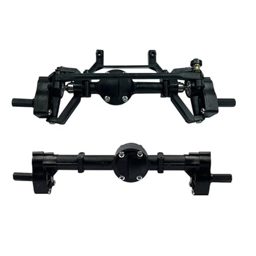MKIUYVD RC-Achsen-Komplettset Für LDRC Für LD-P06 Für Unimog 1/12 RC Truck Car Ersatzteile Zubehör Vorder- Und Hinterportalachse rc Cars Upgrade-Zubehör von MKIUYVD