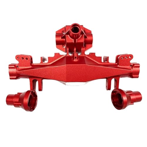 MKIUYVD RC-Achsen-Komplettset Für LOSI Für LMT 1/8 RC Auto Teil RC Auto Zubehör Aluminiumlegierung Hinterachsgehäuse RC Upgrade Teil Rc Hinterachsgehäuse(Red) von MKIUYVD