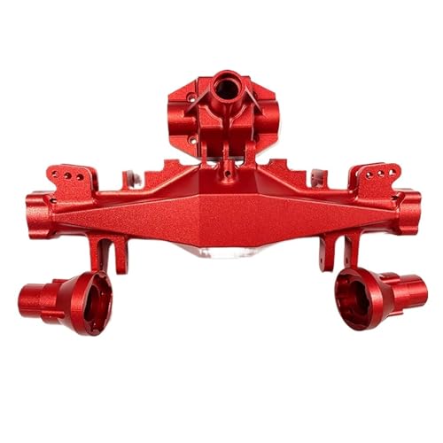 MKIUYVD RC-Achsen-Komplettset Für LOSI Für LMT 1/8 RC Autoteil Aluminiumlegierung Upgrade Hinterachsgehäuse RC Upgrade Teil Rc Hinterachsgehäuse(Red) von MKIUYVD