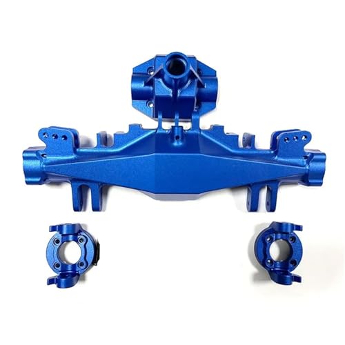 MKIUYVD RC-Achsen-Komplettset Für LOSI Für LMT RC 1/8 RC Autoteil Aluminiumlegierung Vorderachsgehäuse RC Upgrade Teil Zubehör Rc Vorderachsgehäuse(Blue) von MKIUYVD