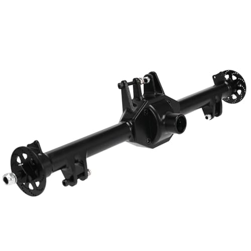 MKIUYVD RC-Achsen-Komplettset Für Losi Für Baja Für Rey 1/10 RC-Auto, Upgrades, Teile, Zubehör, Metall-Hinterachsgehäuse, RC-Auto, Modifiziertes Upgrade-Zubehör(Black) von MKIUYVD