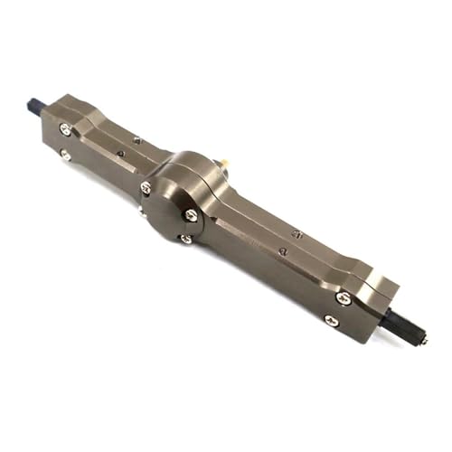 MKIUYVD RC-Achsen-Komplettset Für MN D90 Für MN-99 Für MN-91 FJ-45 1/12 RC-Autoteil RC-Autozubehör Ersatzteile Aluminiumlegierung CNC-Hinterachse(Gray) von MKIUYVD