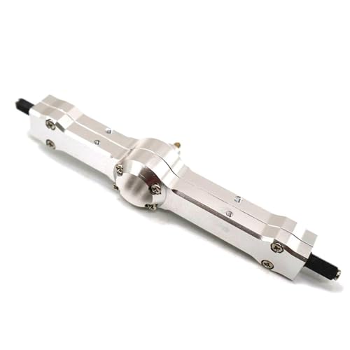 MKIUYVD RC-Achsen-Komplettset Für MN D90 Für MN-99 Für MN-91 FJ-45 1/12 RC-Autoteil RC-Autozubehör Ersatzteile Aluminiumlegierung CNC-Hinterachse(Silver) von MKIUYVD