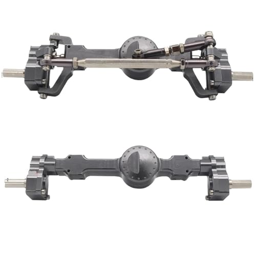 MKIUYVD RC-Achsen-Komplettset Für MN D90 MN-90 MN96 MN98 MN99S MN45 Vollmetall-Vorder- Und Hinterportalachse 1/12 rc Cars Upgrade Parts Zubehör von MKIUYVD
