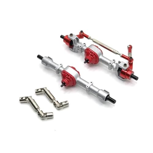 MKIUYVD RC-Achsen-Komplettset Für MN Für D90 D91 D96 MN98 99S Metall Upgrade Antriebswelle Vorder- Und Hinterachse Stahlzahnbaugruppe 1/12 rc Cars Teile(Silver) von MKIUYVD
