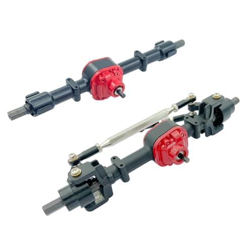 MKIUYVD RC-Achsen-Komplettset Für MN Für D90 D96 MN98 MN99S MN45 Metall Vorder- Und Hinterachse 1/12 RC Auto Upgrades Teile Upgrades Zubehör(Black) von MKIUYVD