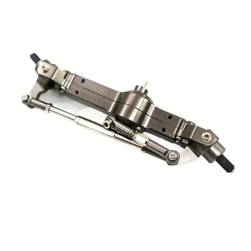MKIUYVD RC-Achsen-Komplettset Für MN Für D90 Für MN-99 Für MN-91 FJ-45 1/12 RC Auto Teil Vorderachse RC Upgrade Teil Aluminium Legierung Rc Vorderachse Teile(Gray) von MKIUYVD